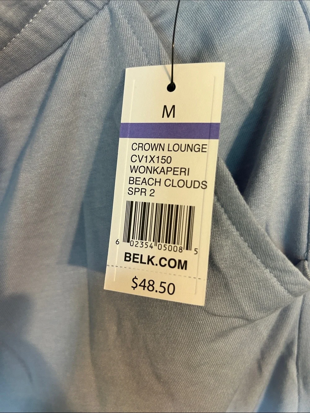 Light Blue Women's Drawstring Lounge Pants